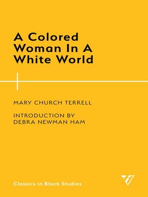 cover image of A Colored Woman In a White World